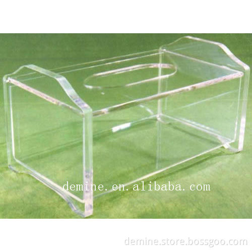 high qualitu acrylic tissue box OEM: